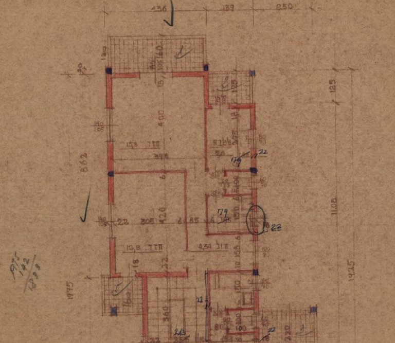 תוכנית הדירה שנמכרה